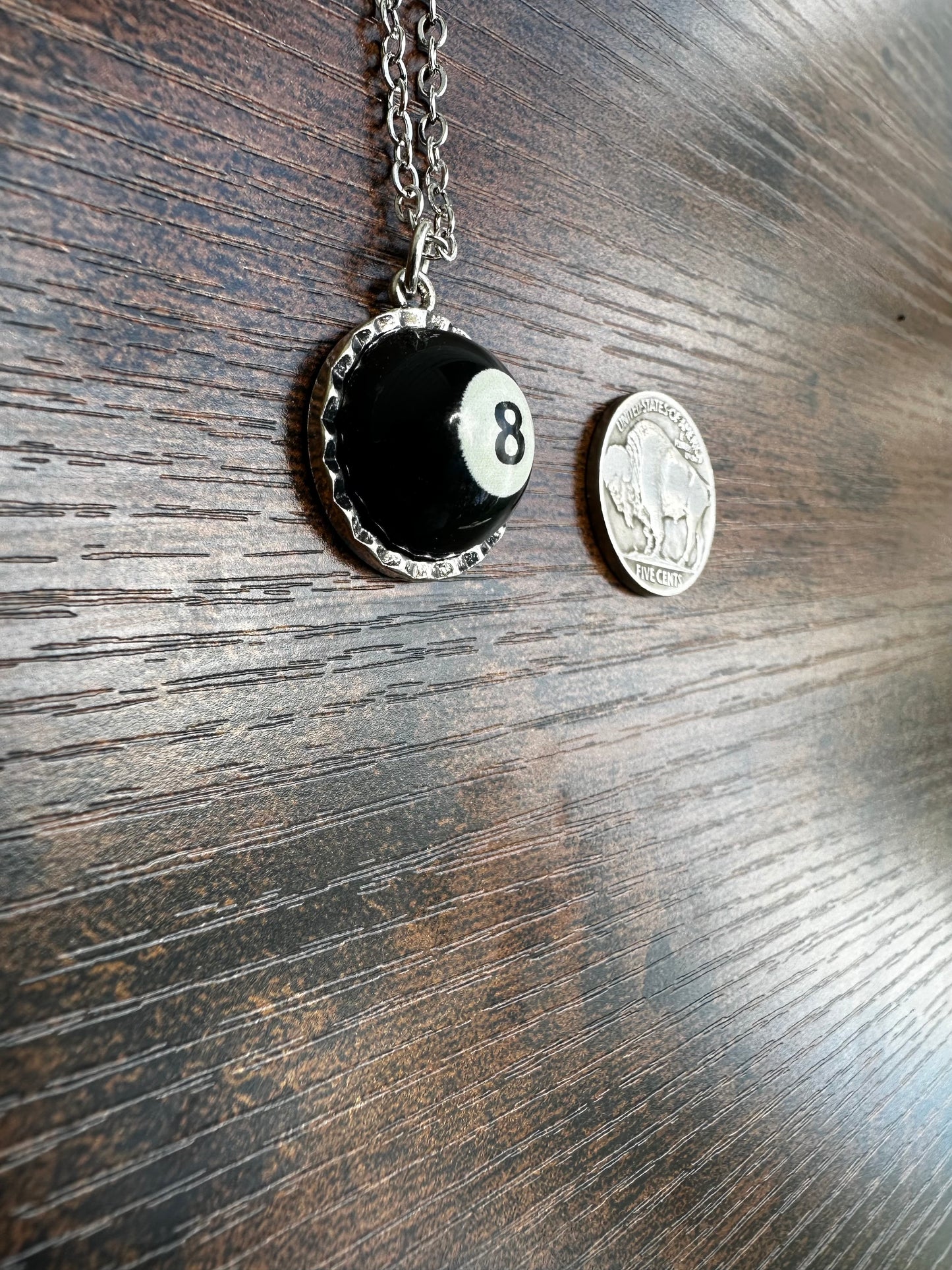 8 ball necklace
