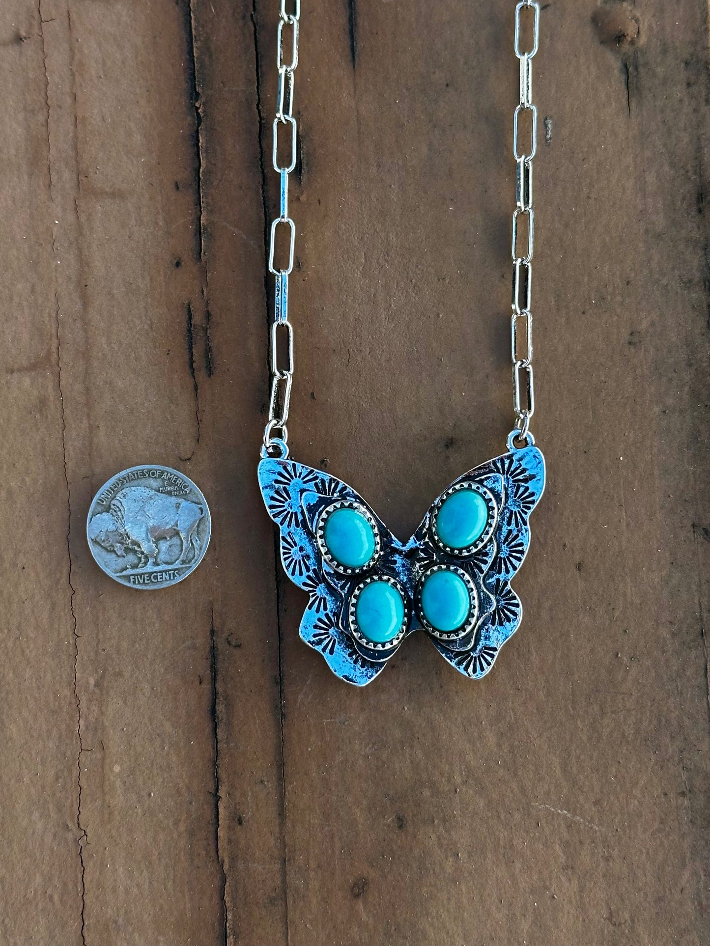 Bella butterfly necklace