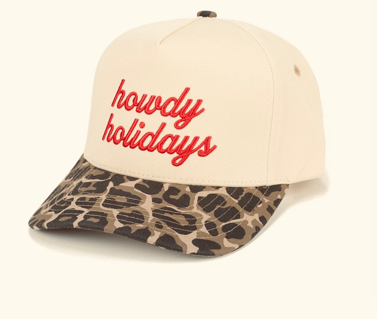 Howdy Holidays trucker cap