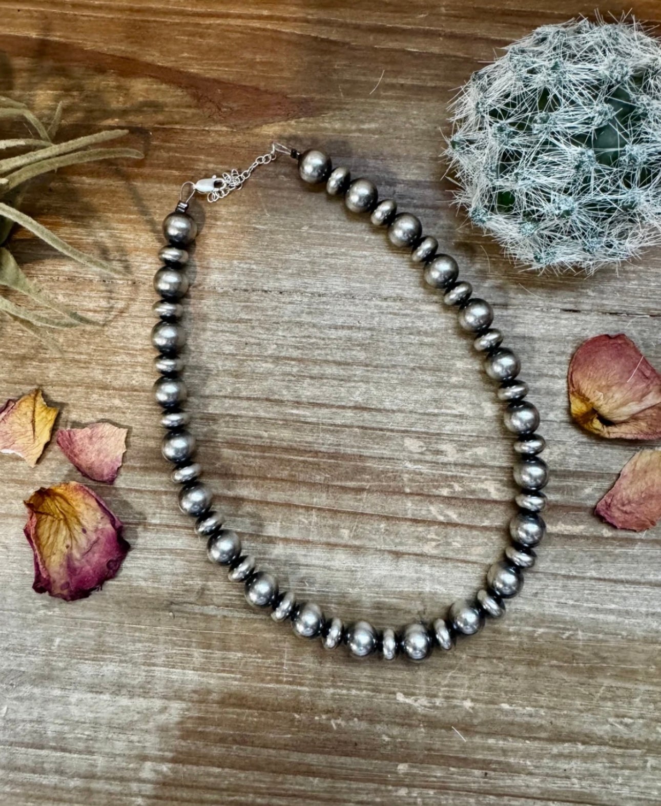 No. 10 — Sterling Pearl Necklace