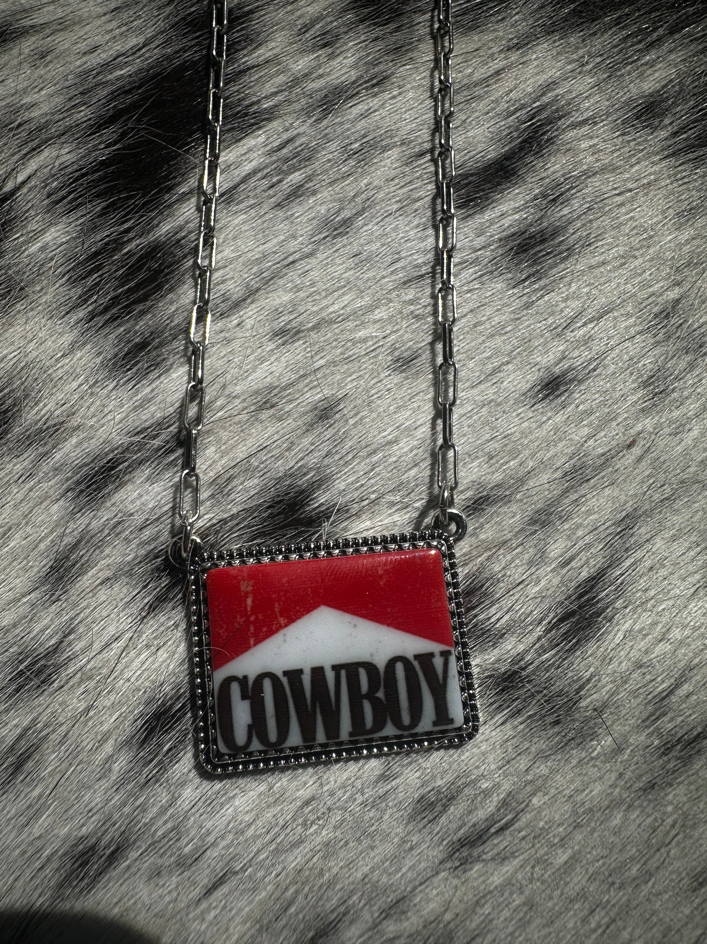 Vintage look Cowboy necklace