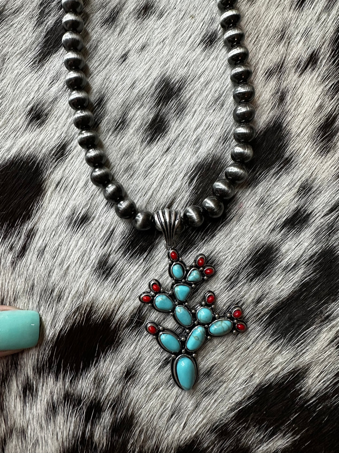 Cactus necklace