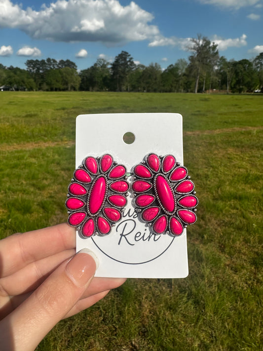 Pink Abby earrings