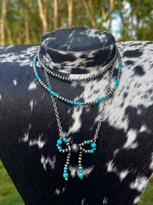 3n1 bow necklace