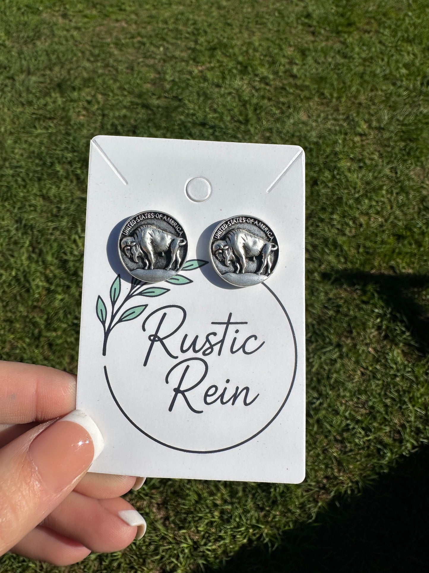 Buffalo earrings