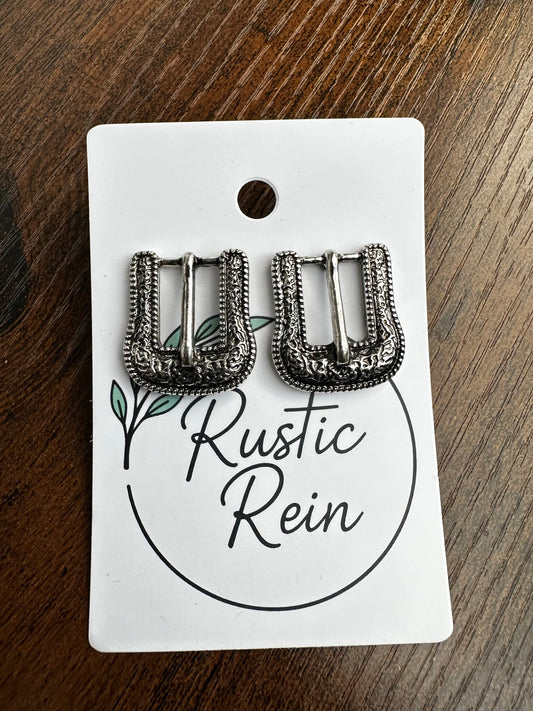 Buckle earrings