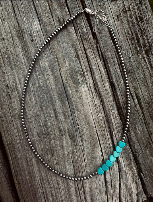 7 heart necklace