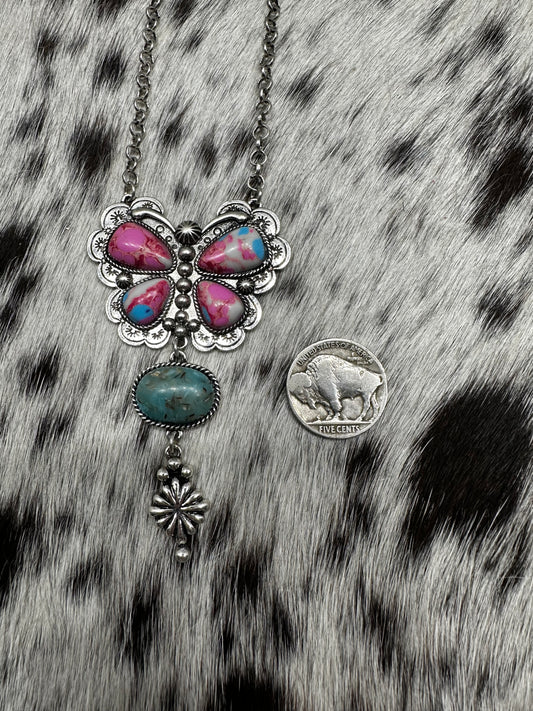 Butterfly dawn necklace