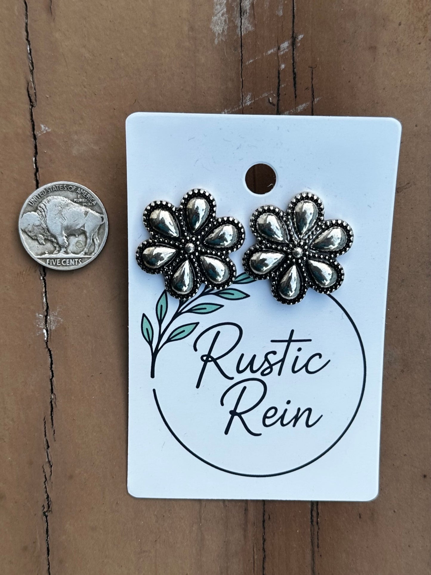 Flower earrings