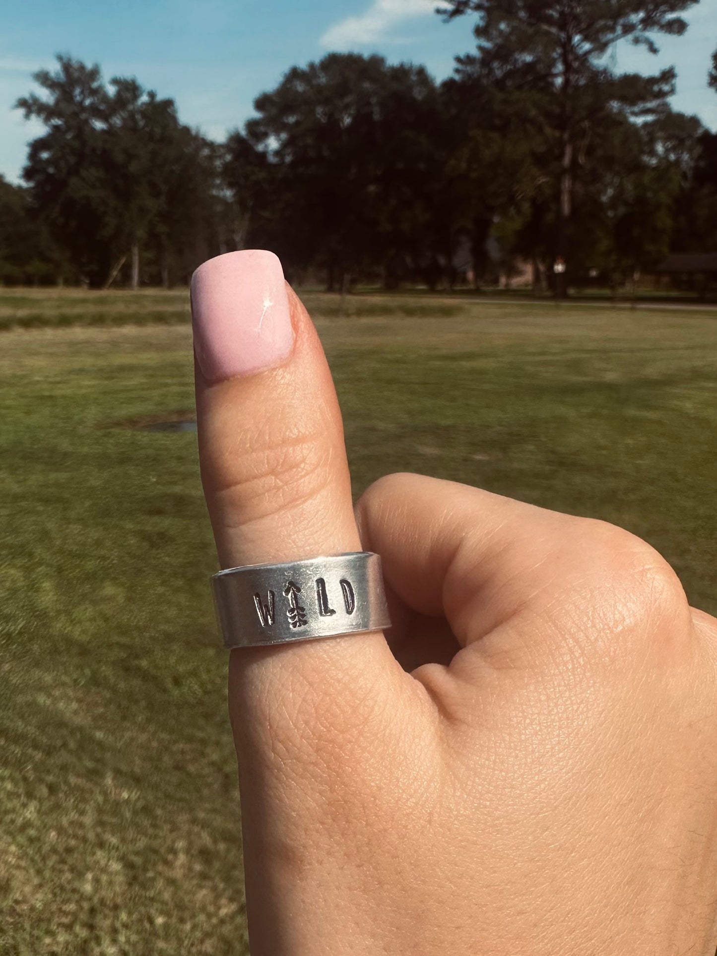 Adjustable aluminum wild arrow ring