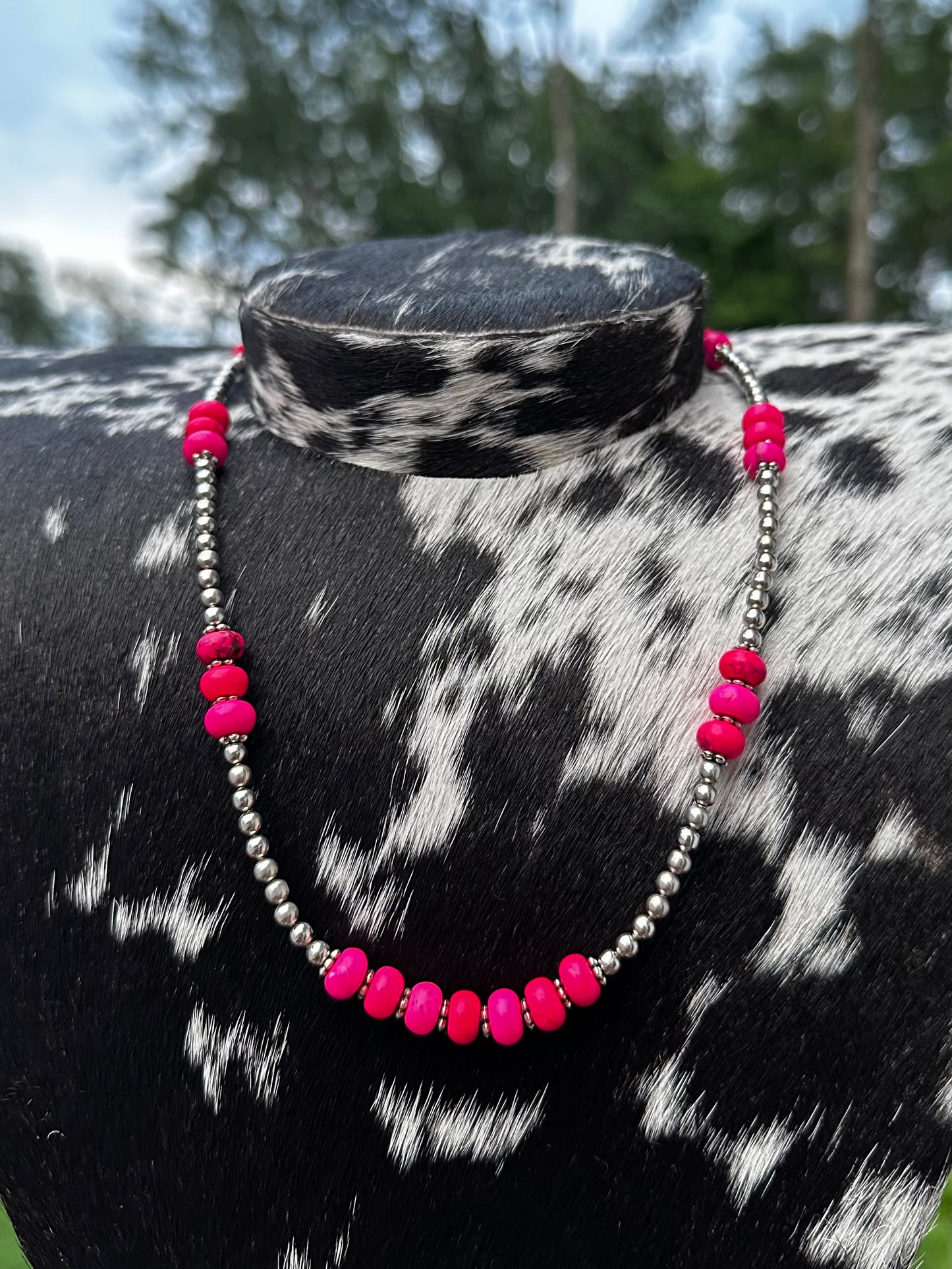 Pink Cora necklace