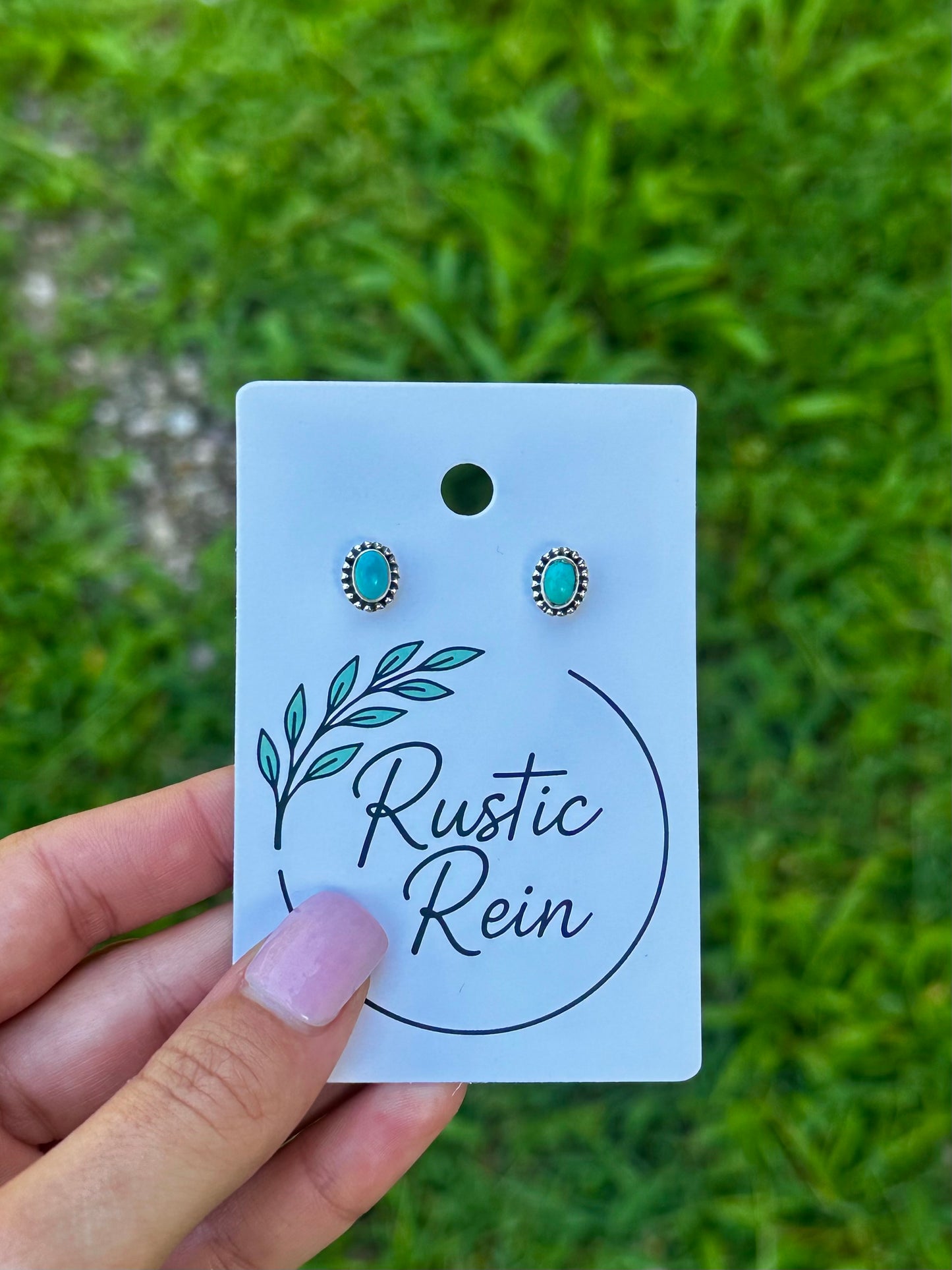 Kingman turquoise earrings