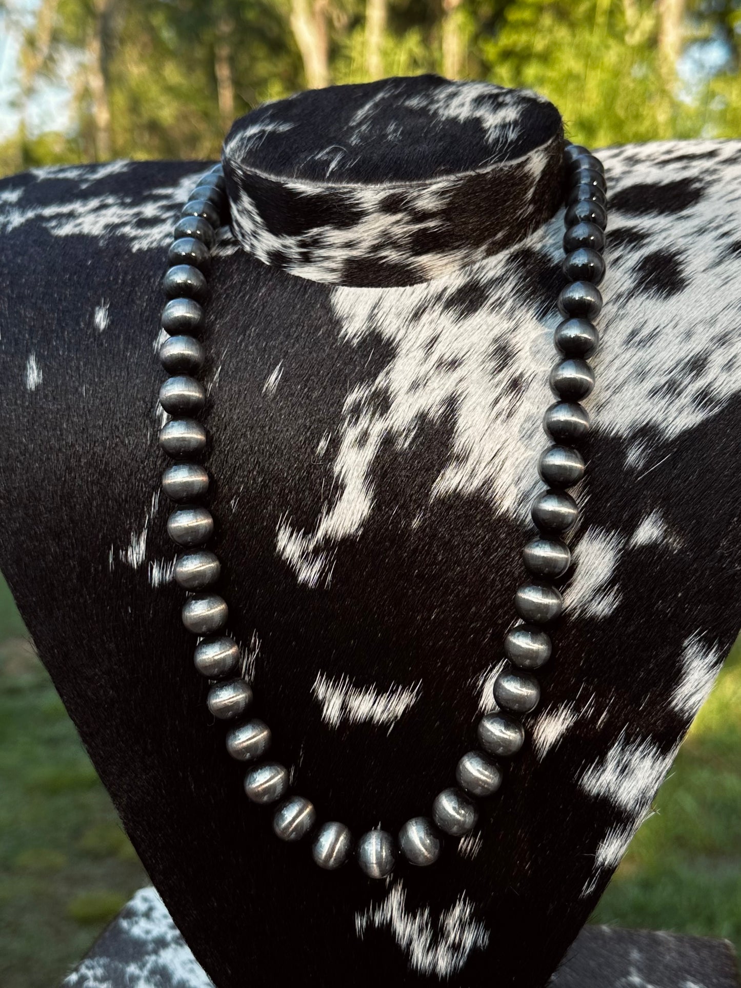12mm 24” necklace