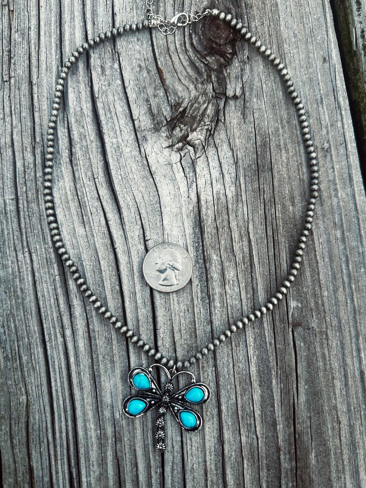 Sm dragonfly necklace