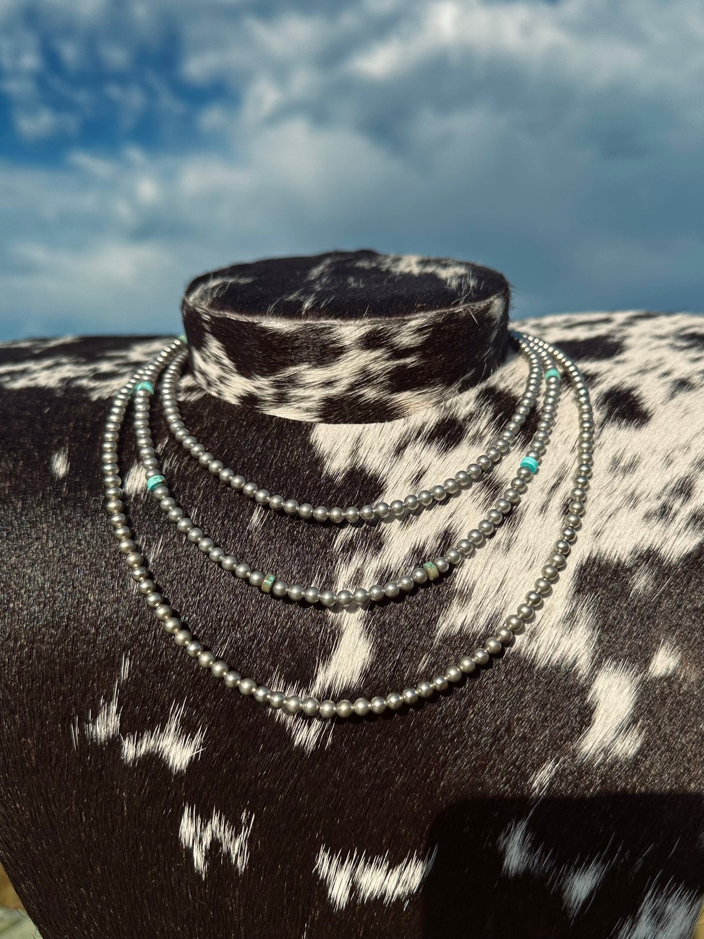 Silver plated 4mm necklaces