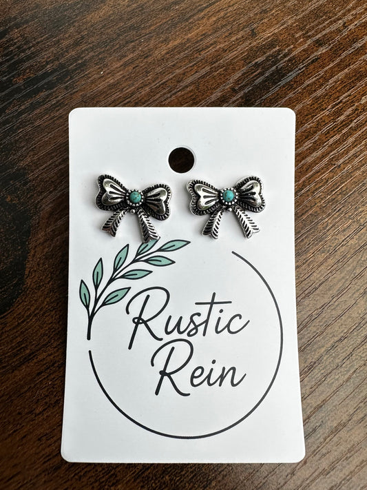 Bow earrings