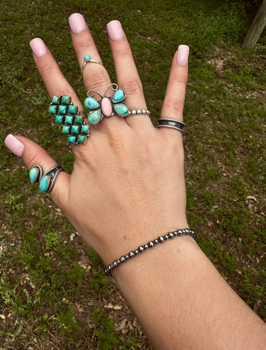 3 & 4mm mix bracelet