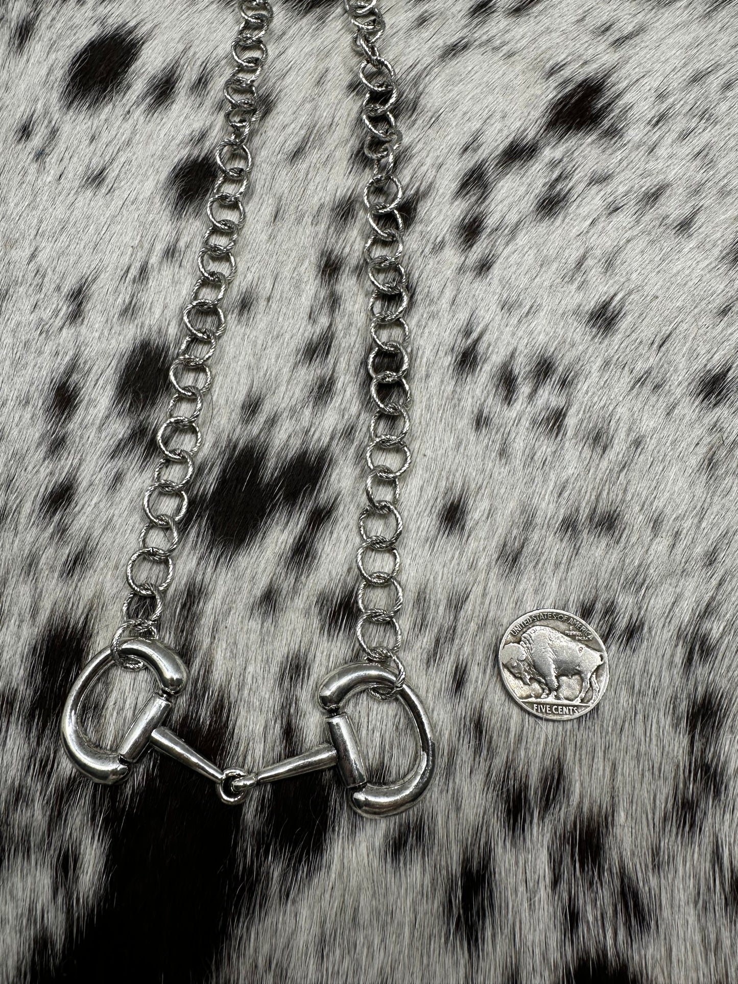 Snaffle bit necklace