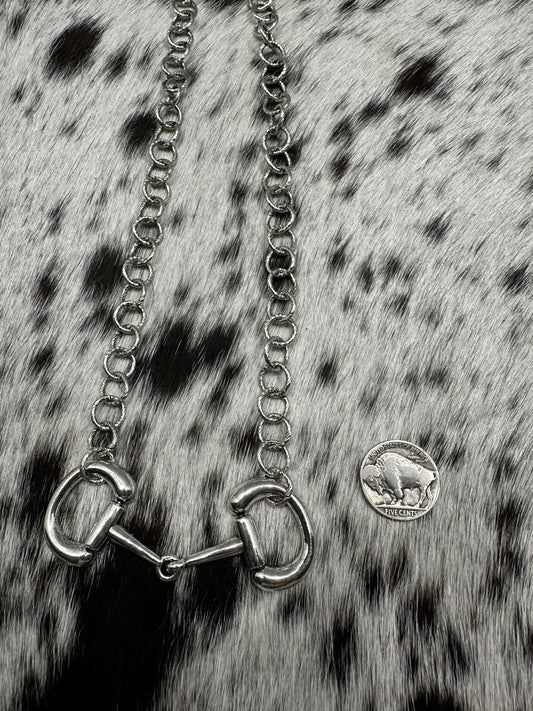 Snaffle bit necklace