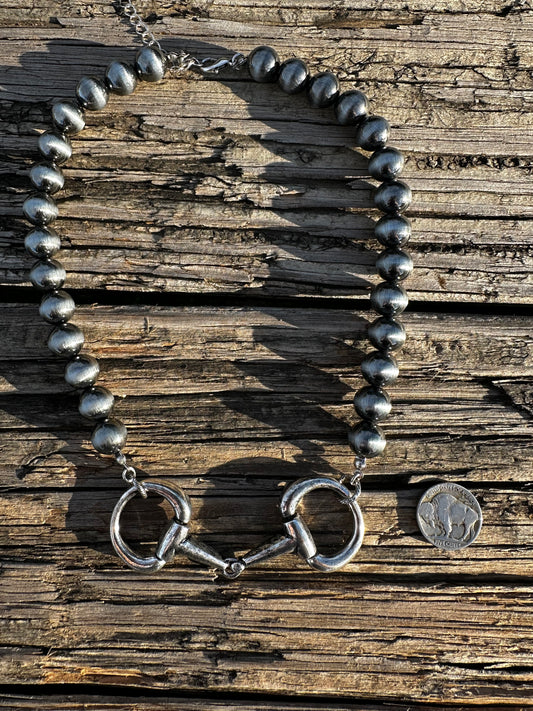 12mm Snaffle bit necklace
