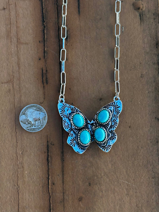 Bella butterfly necklace