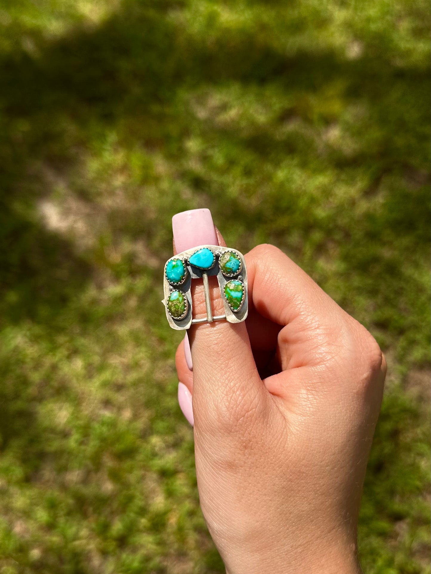 Adjustable Kingman & Sonoran buckle ring