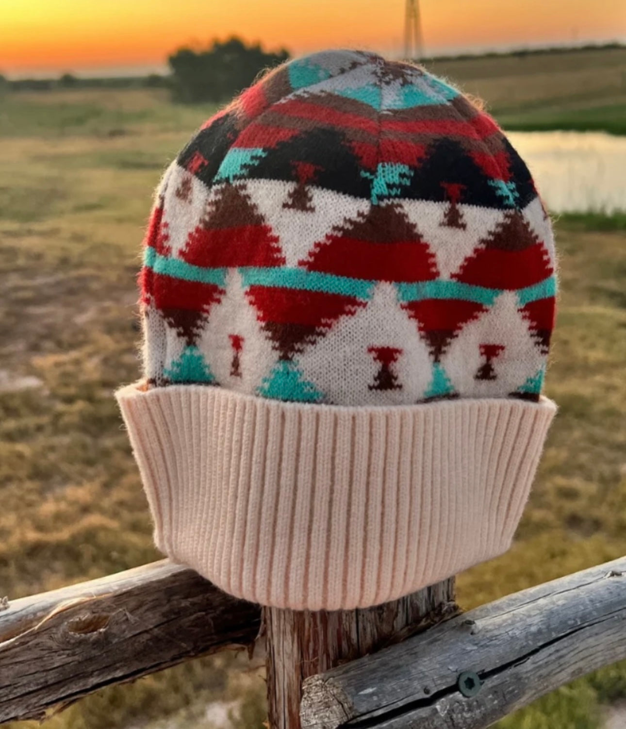 Aztec beanie