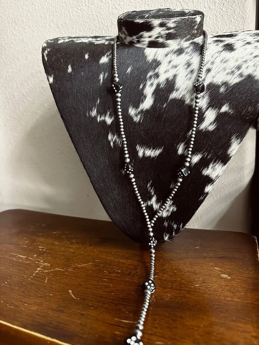Dice lariat necklace