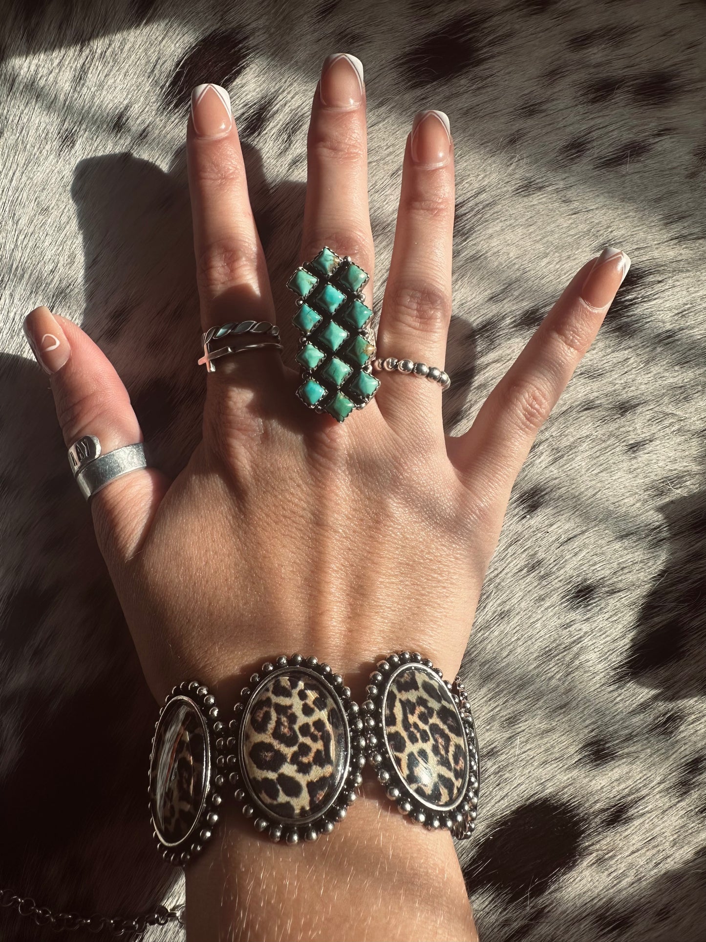 Cheetah stretch bracelet