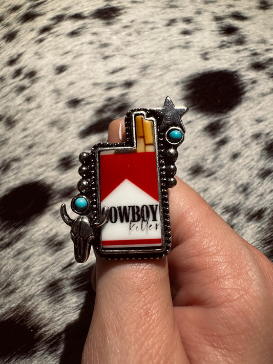 Adjustable pack of reds ring