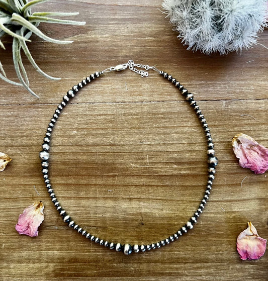 15” Sterling silver necklace