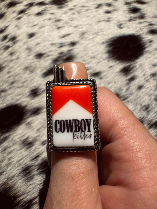 Adjustable cowboy killer pack ring