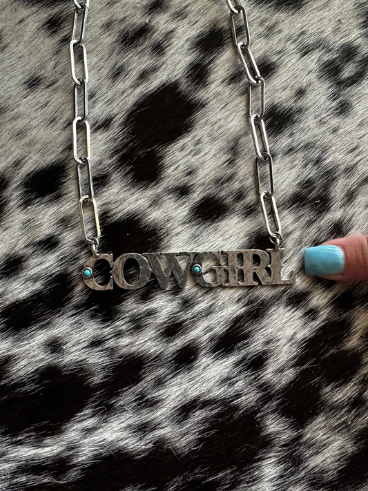Large Cowgirl necklace
