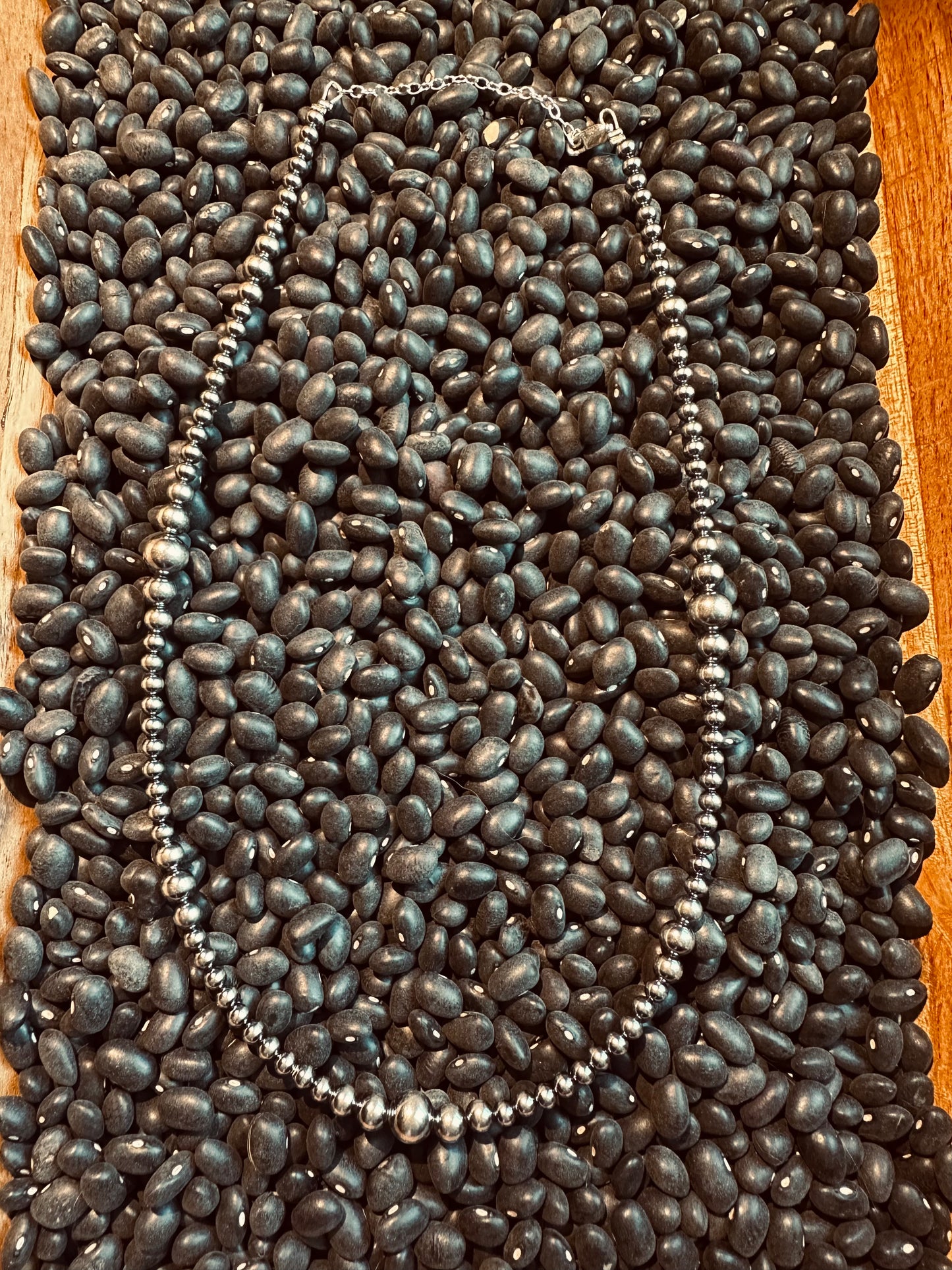 18 inch Sterling Silver Pearls necklace