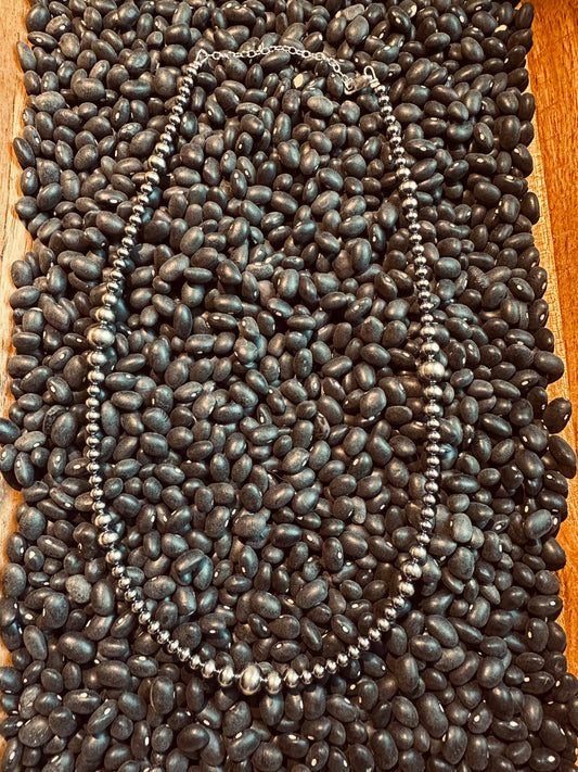 18 inch Sterling Silver Pearls necklace