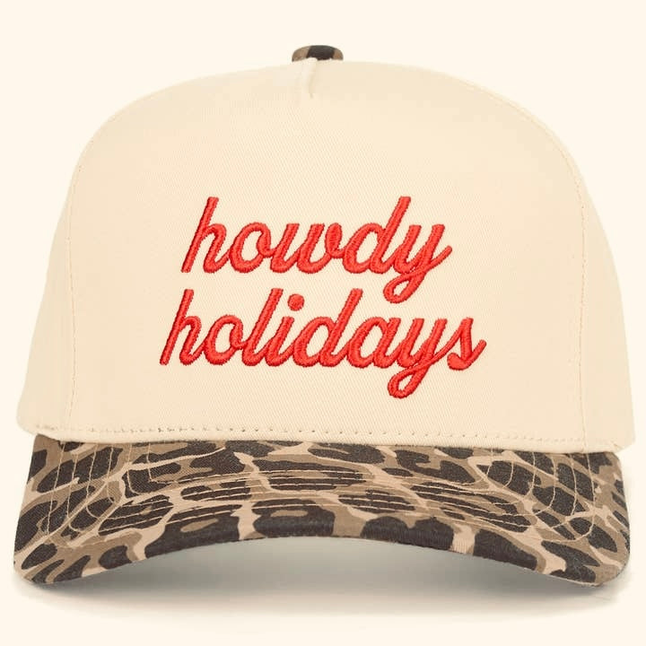 Howdy Holidays trucker cap