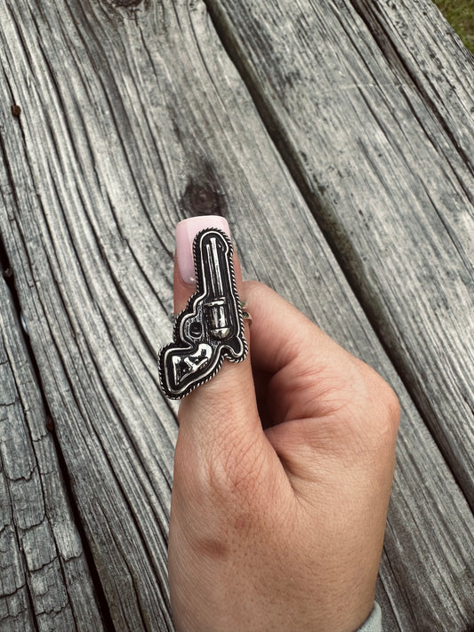 Adjustable pistol ring