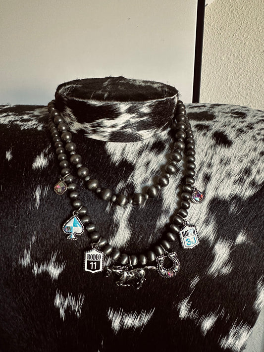 2 n 1 rodeo charm necklace
