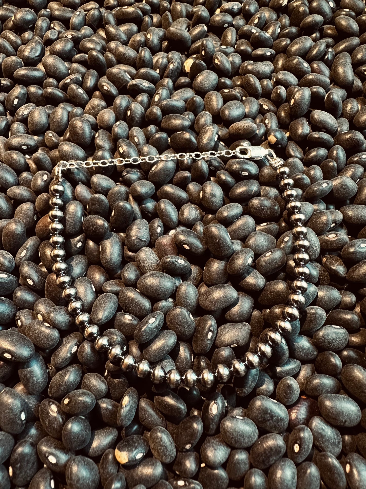 4mm sterling silver pearl bracelet