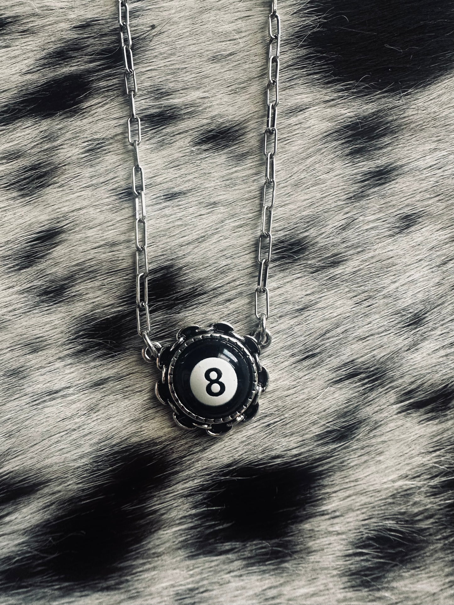 8 ball necklace