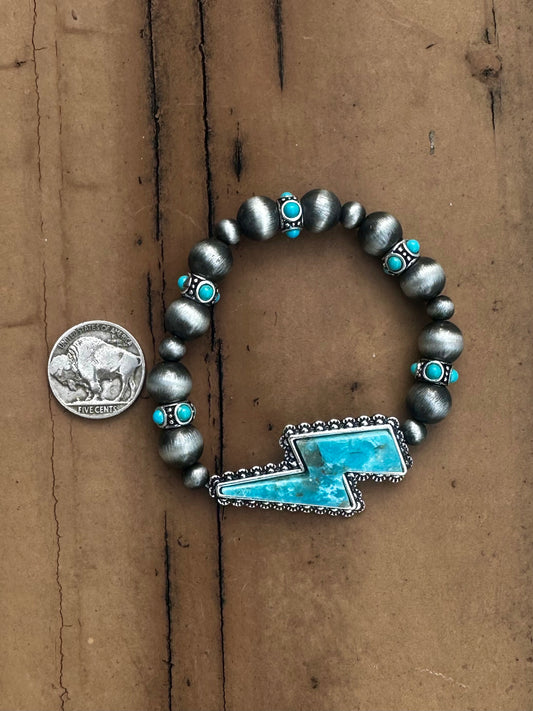Lightning stretch bracelet