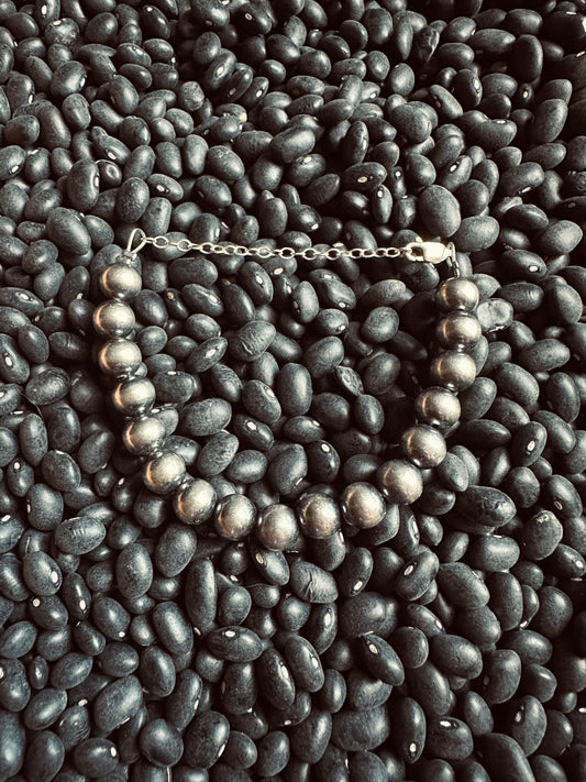 8 mm Sterling silver bracelet