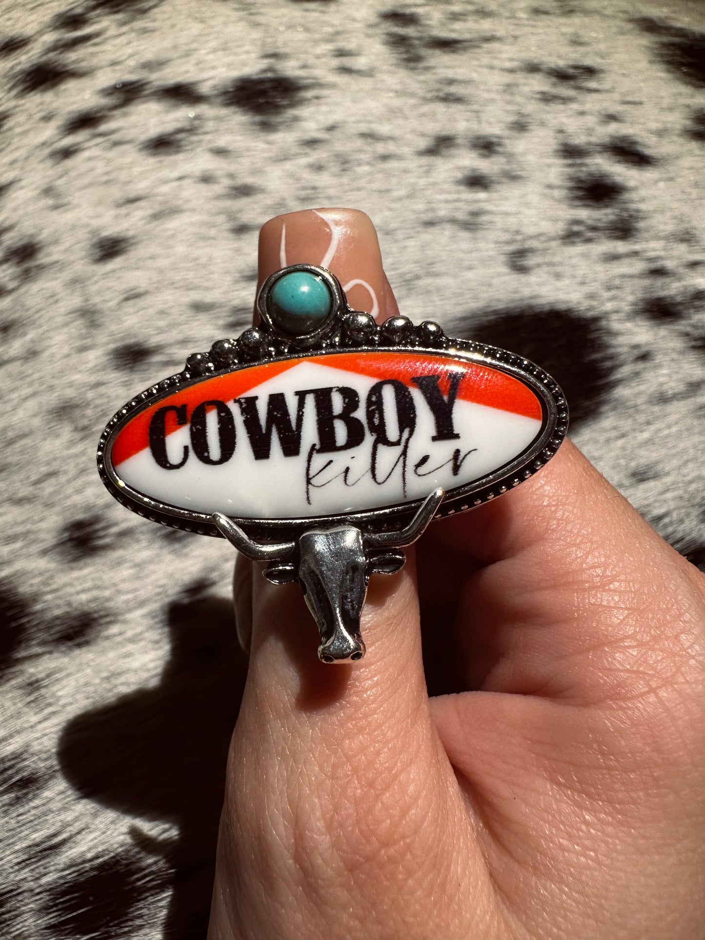 Adjustable cowboy killer bull ring