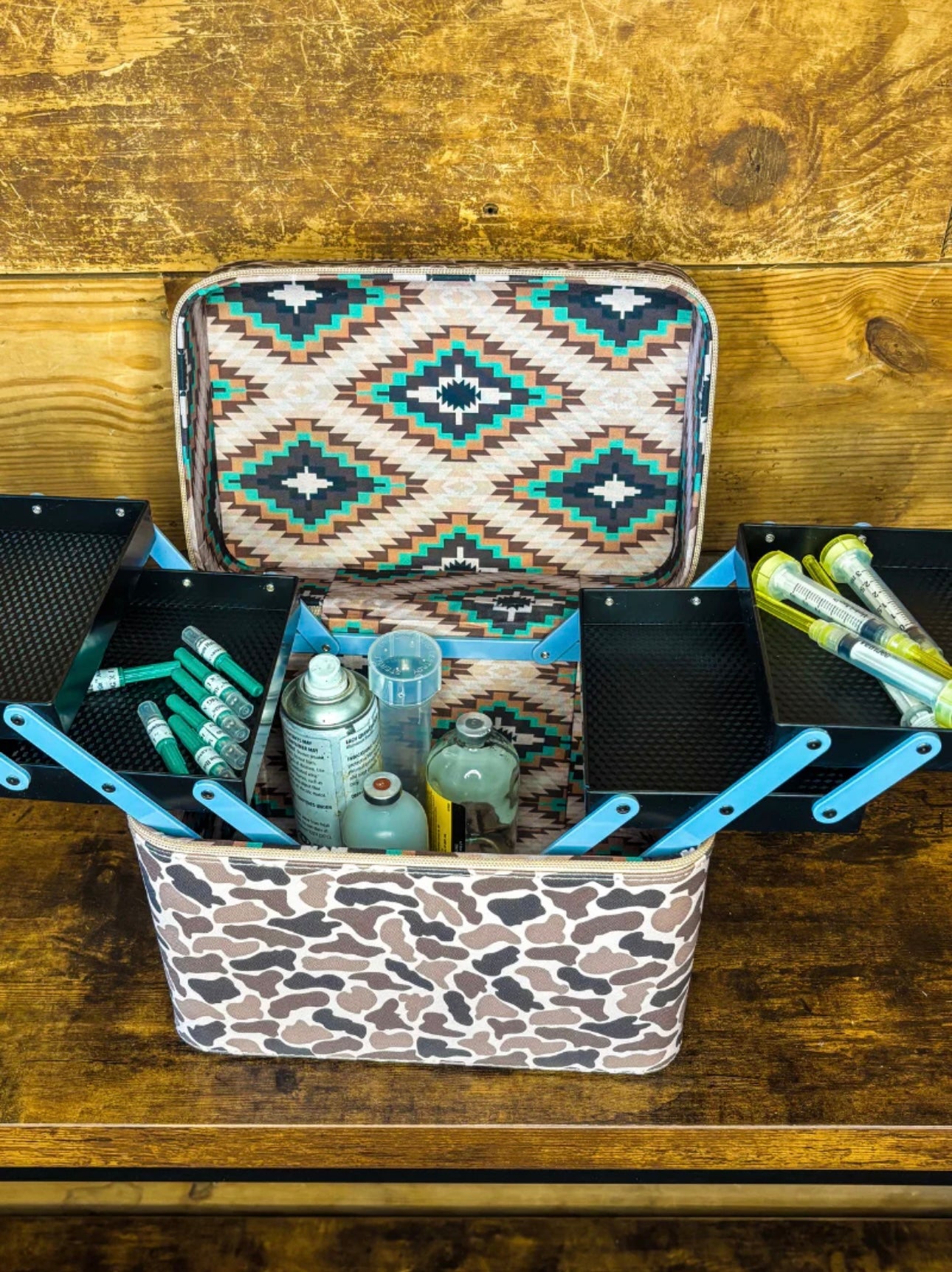 Camo makeup box
