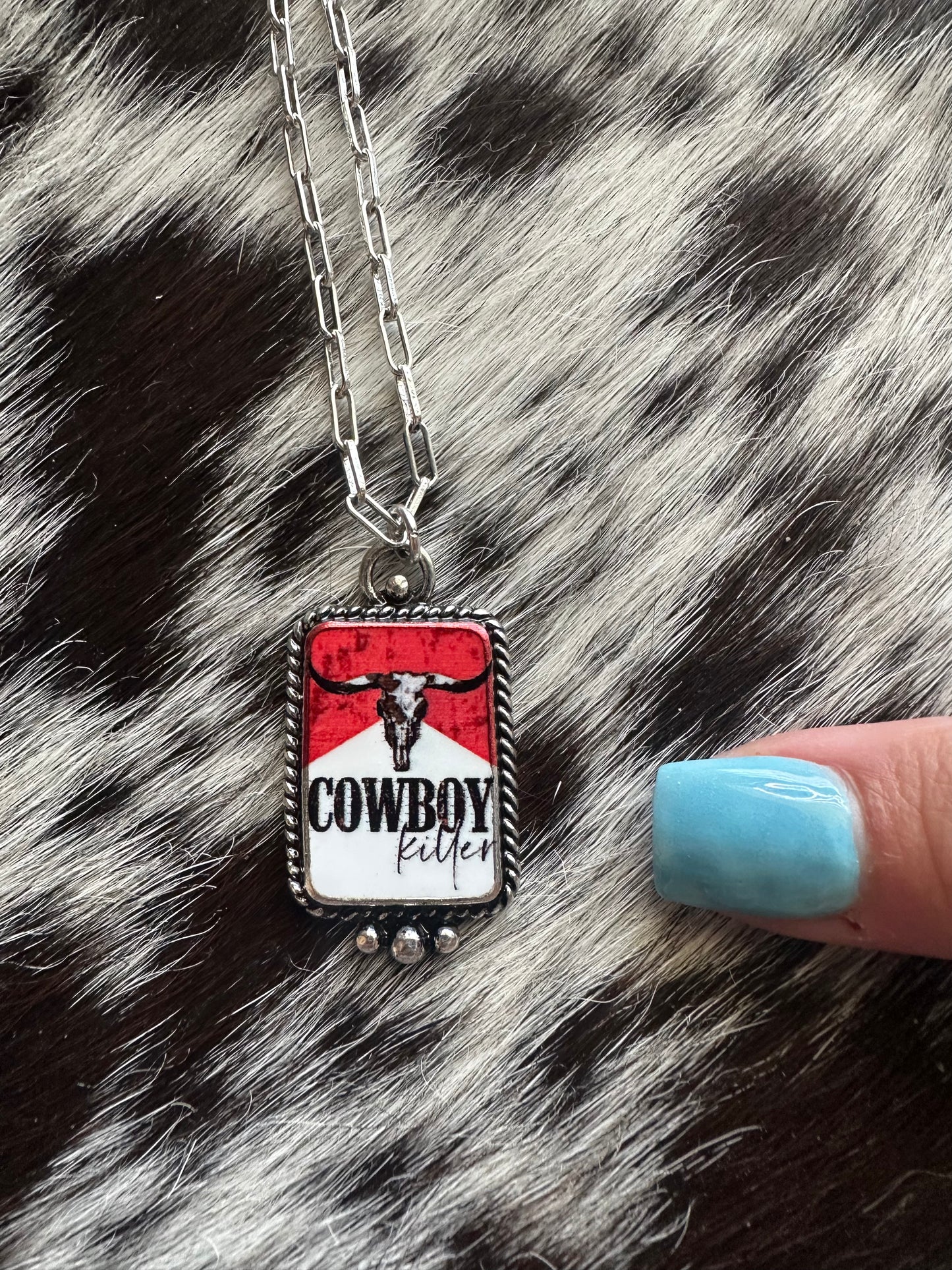 Cowboy killer necklace