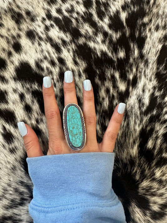 Adjustable oval ring