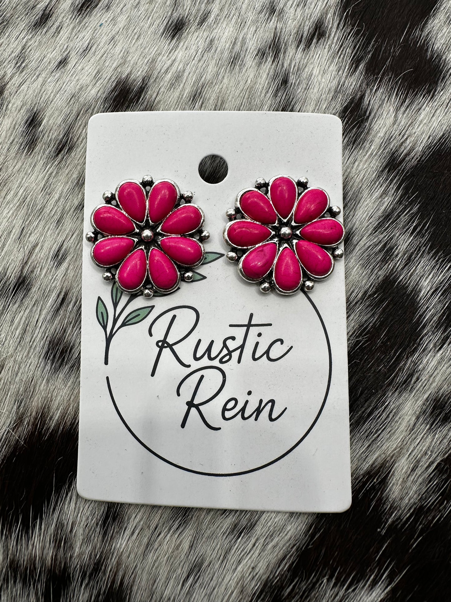 Pink Faye earrings