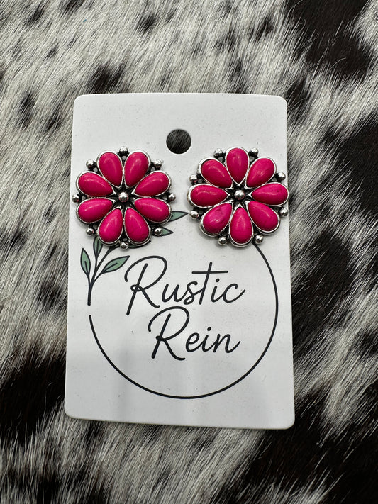 Pink Faye earrings