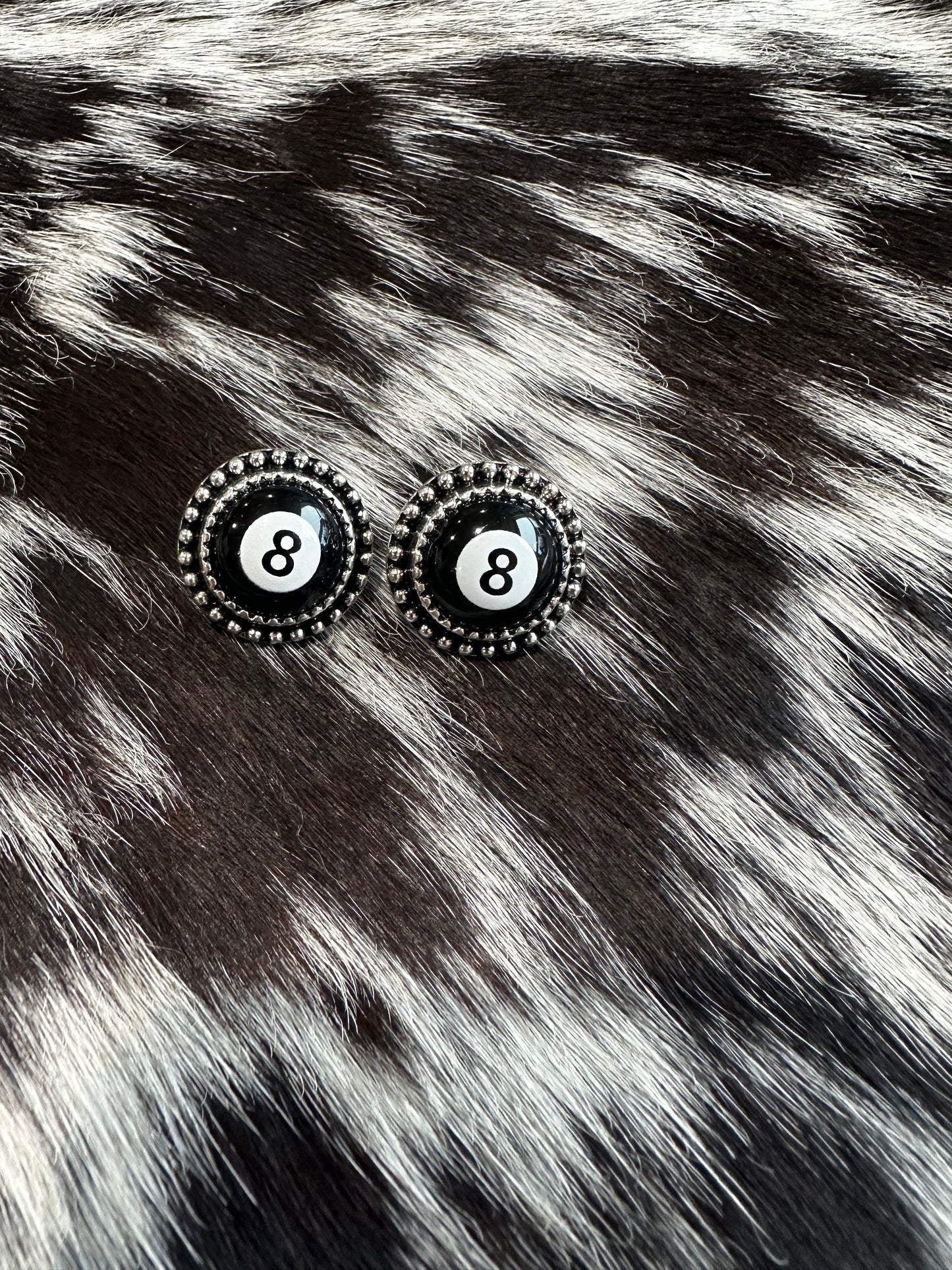 8 ball earrings