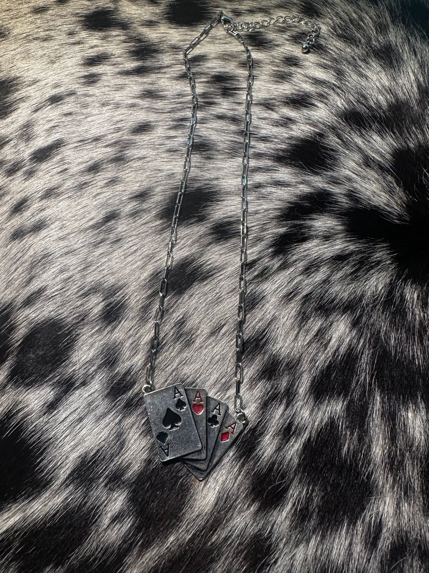 Ace cards necklace